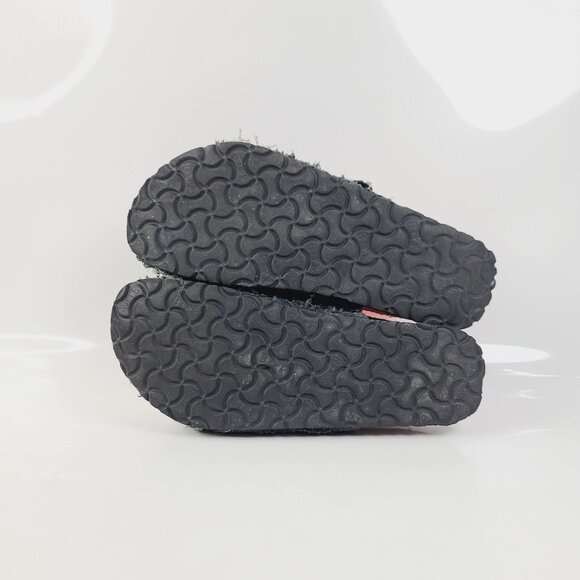 Birki's Women's Black Maria Fuzzy Denim Slip-On Casual Clogs Size US 7 - Picture 4 of 5